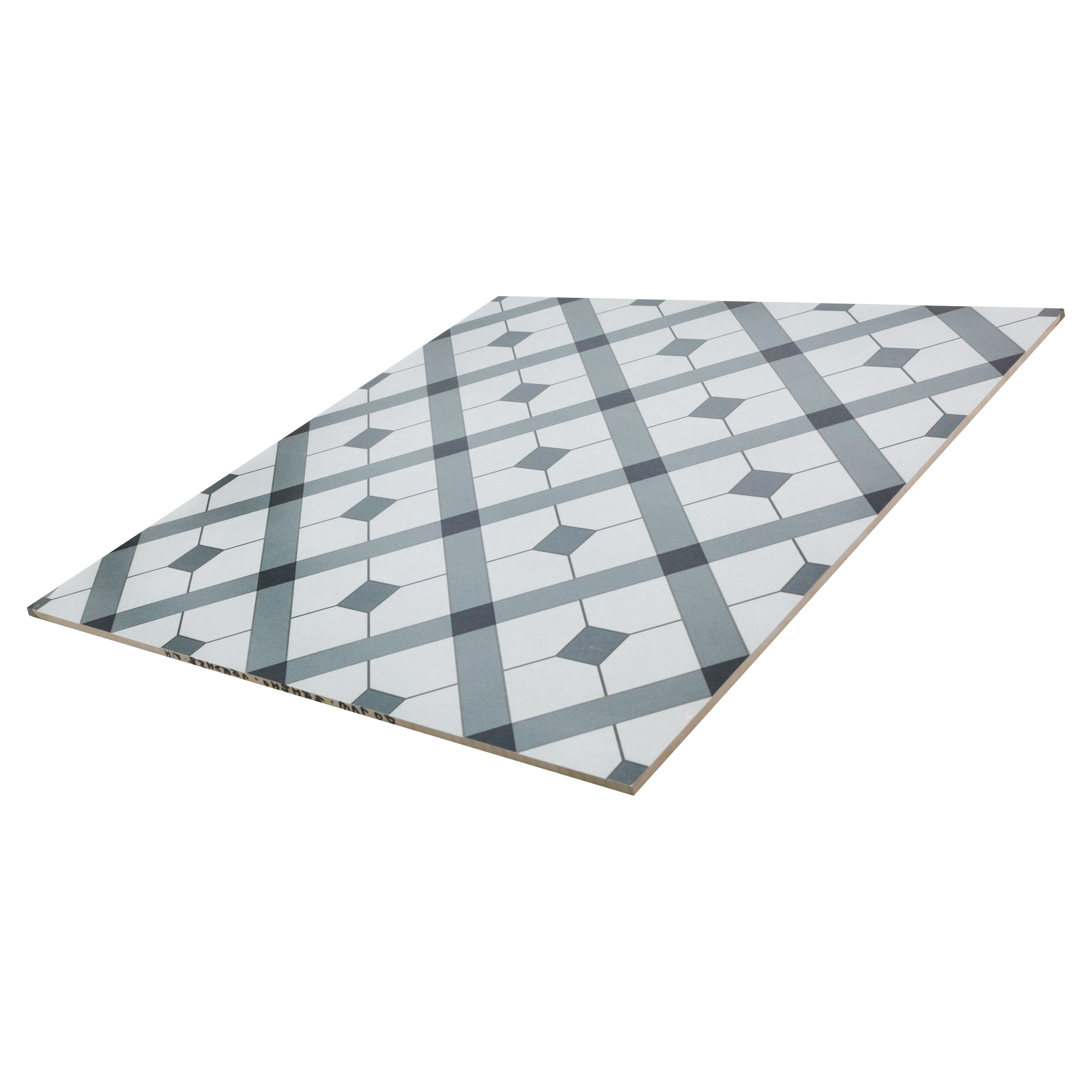 Moroccan Floor & Wall Tile TL 03329 Dolce Grigio 2 ft x 2 ft Carving Matte Finish Vitrified Tile - 9 mm | Please Expect a Slight Variation of Pattern | Suitable For Kitchen, Bathroom, Dining Area