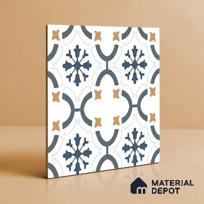 TL 03346 Greek Vase 600 x 600 mm Carving Matte Finish GVT Moroccan Tile - 9 mm (Sample)