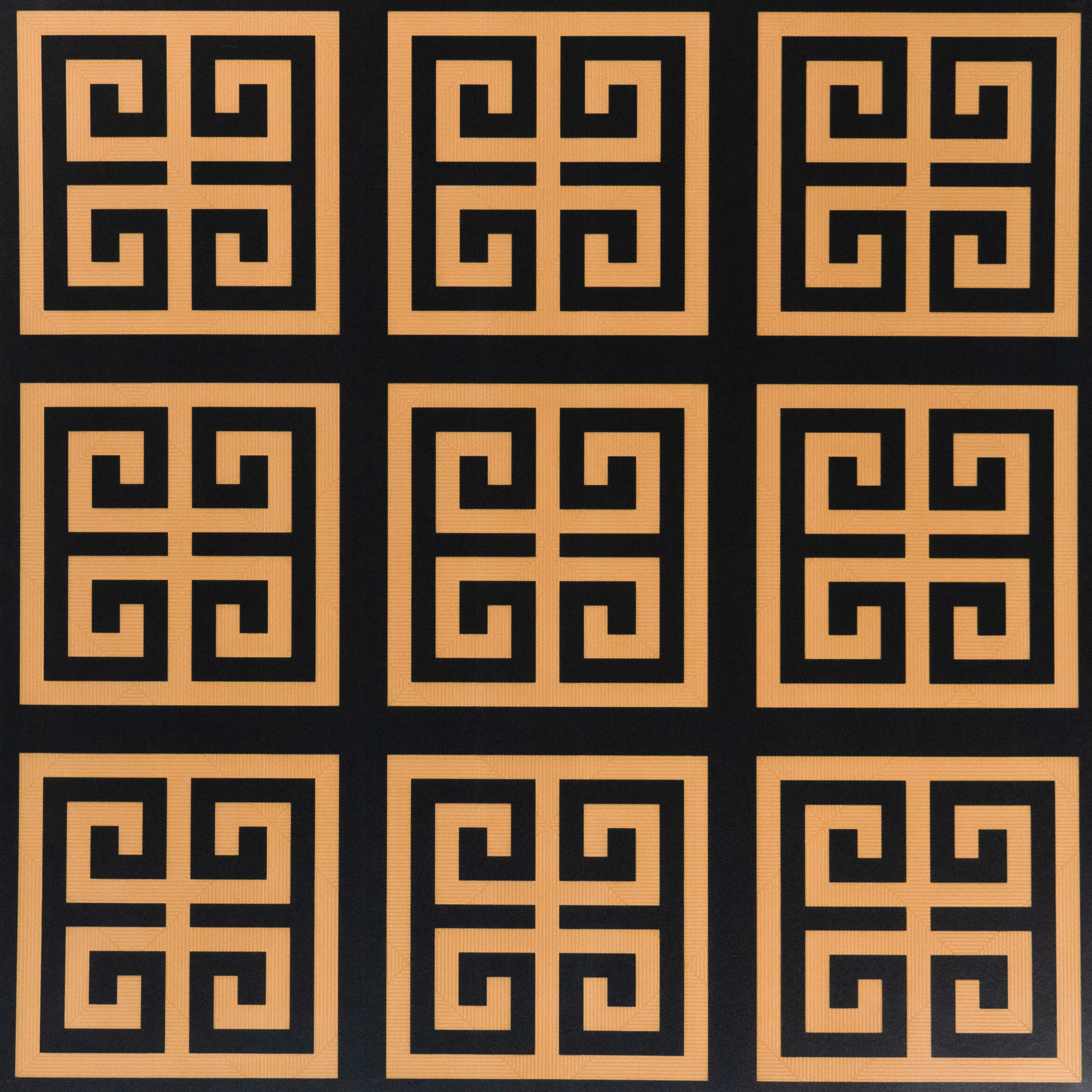 TL 03351 Marvel Gold 600 x 600 mm Carving Matte Finish GVT Moroccan Tile - 9 mm (Sample)