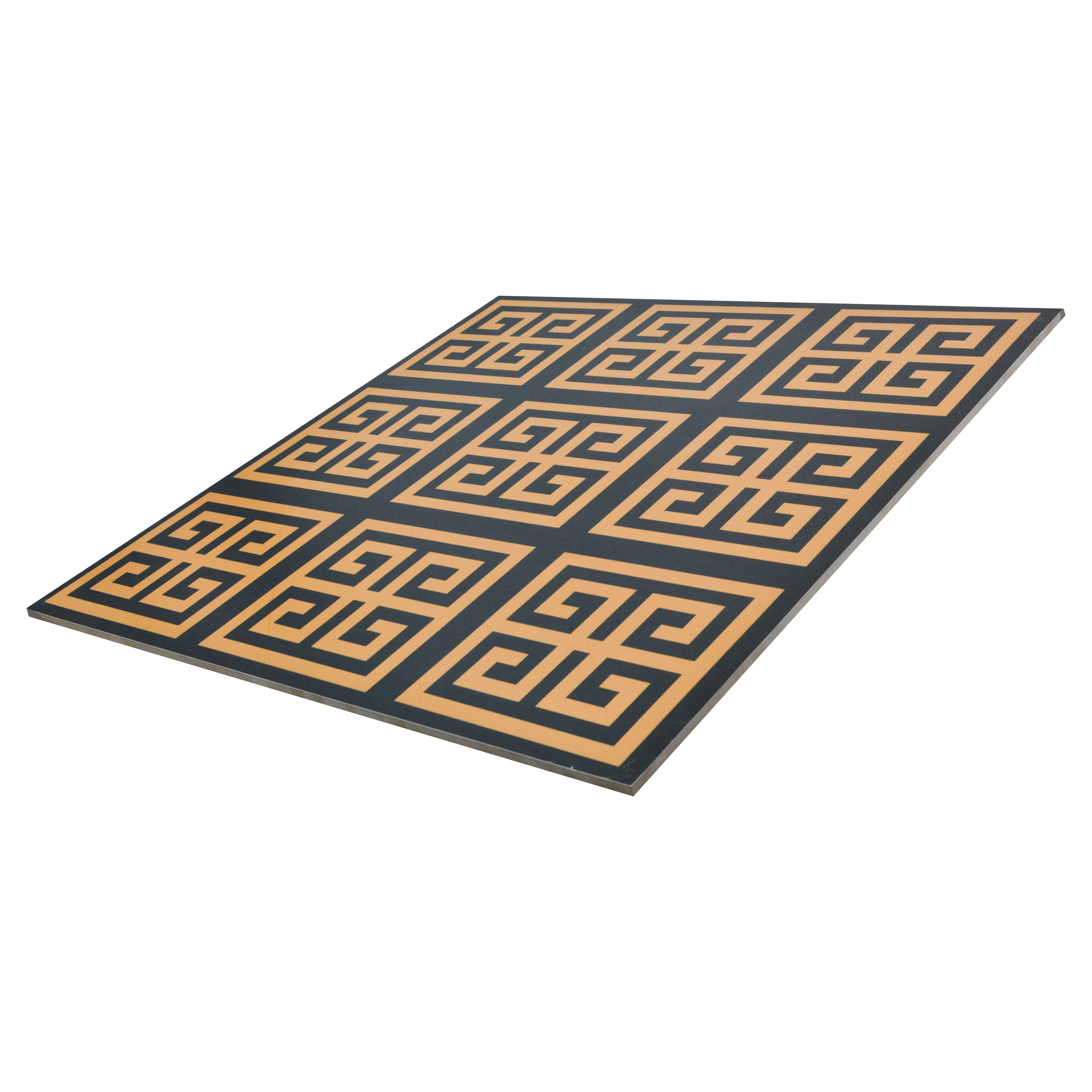 TL 03351 Marvel Gold 600 x 600 mm Carving Matte Finish GVT Moroccan Tile - 9 mm (Sample)