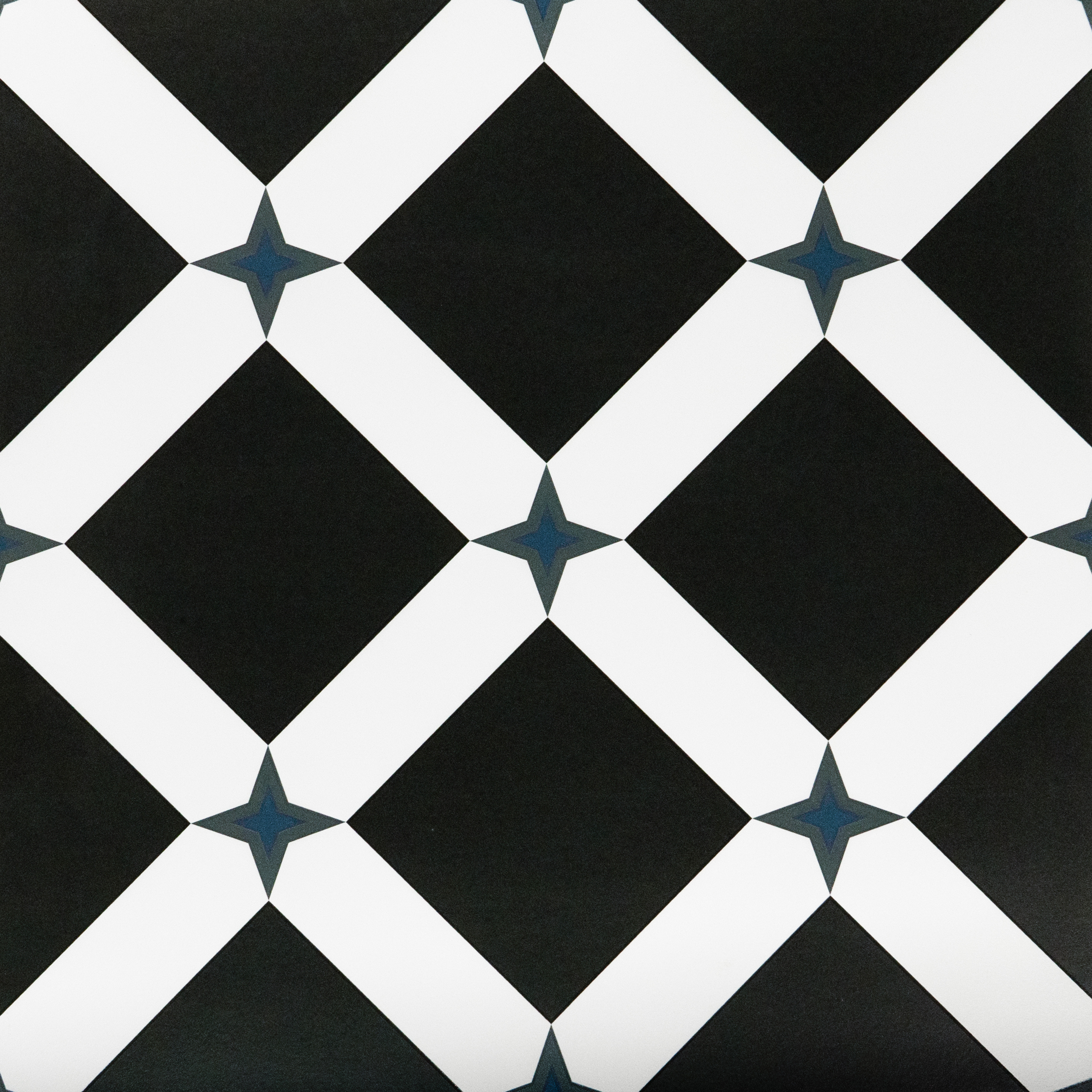 TL 03353 Mistero Black 600 x 600 mm Carving Matte Finish GVT Moroccan Tile - 9 mm | Please Expect a Slight Variation of Pattern