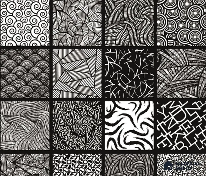 Moroccan Floor & Wall Tile TL 03355 Monarch Black 2 ft x 2 ft Carving Matte Finish Vitrified Tile - 9 mm (3 Random Design) | Suitable For Kitchen, Accent/Feature Wall, Dining Area | Please Expect a Slight Variation of Pattern