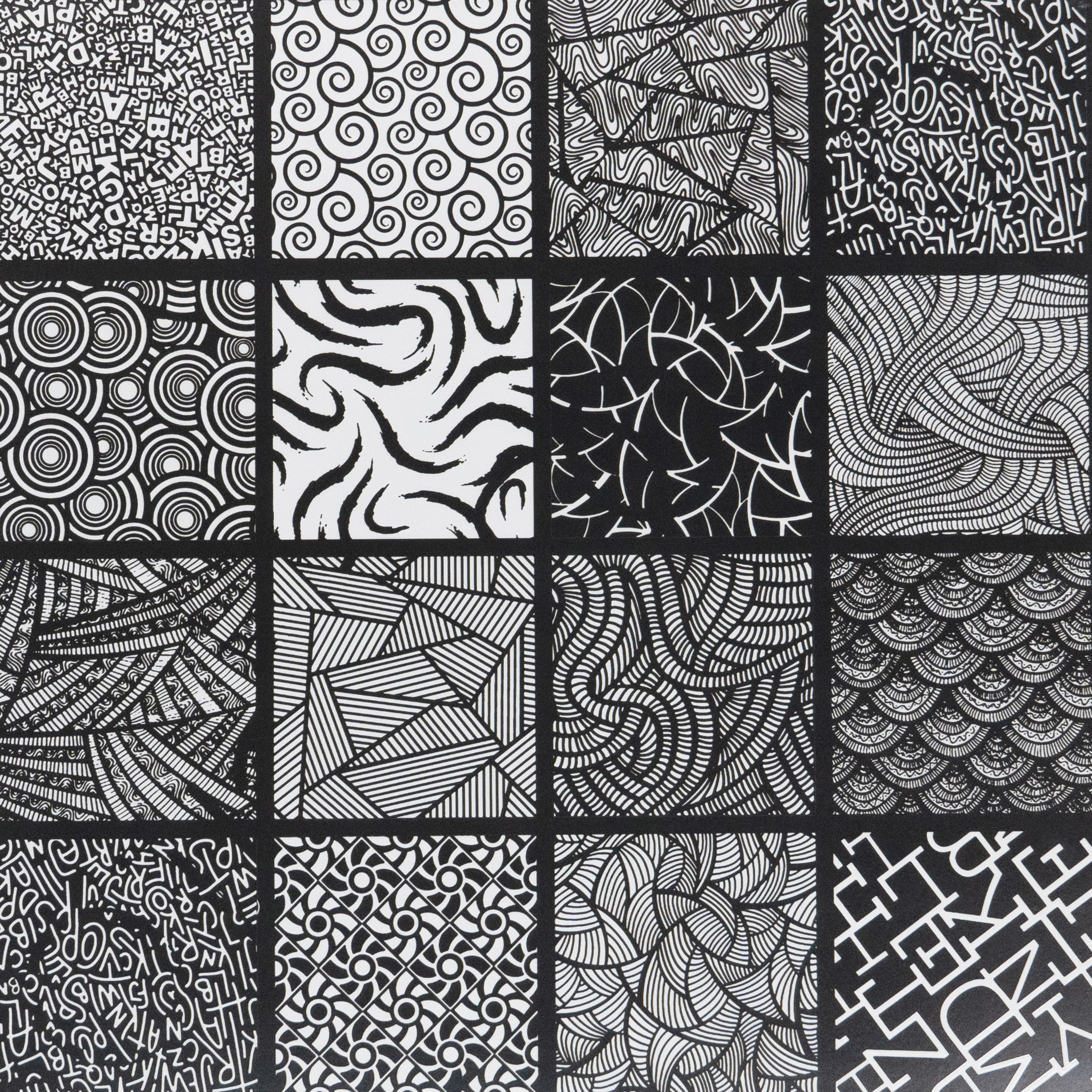 Moroccan Floor & Wall Tile TL 03355 Monarch Black 2 ft x 2 ft Carving Matte Finish Vitrified Tile - 9 mm (3 Random Design) | Suitable For Kitchen, Accent/Feature Wall, Dining Area | Please Expect a Slight Variation of Pattern