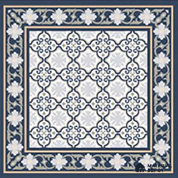 TL 03360 Persian Arte 600 x 600 mm Carving Matte Finish GVT Moroccan Tile - 9 mm (Sample)