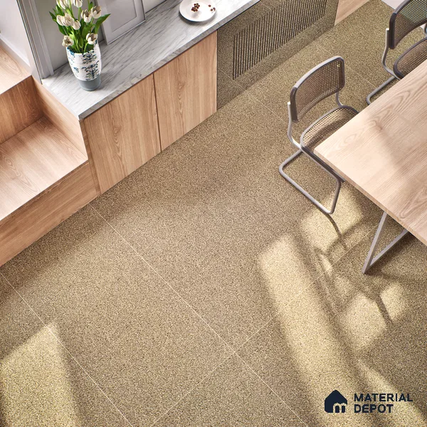 Stone Floor & Wall Tile | TL 00930 Cork Natural 4 ft x 2 ft Matte Finish Vitrified Tile | Suitable For Living Room, Bedroom, Bathroom (Sample)