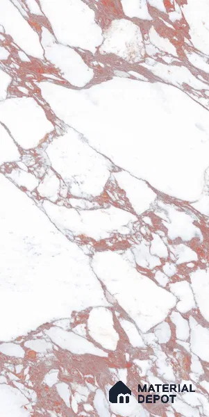 Marble Floor & Wall Tile | TL 01030 Saturio Mars 4 ft x 2 ft Vitrified Tile - 9 mm | Suitable For Living Room, Bedroom, Dining Area (Sample)
