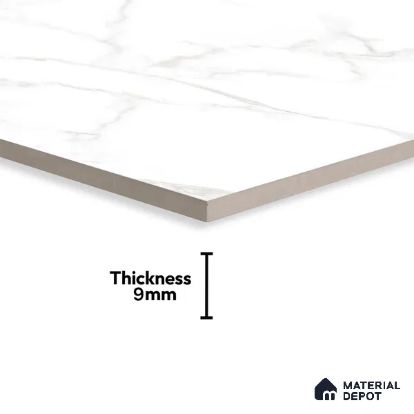 Marble Floor & Wall Tile | TL 00922 Saturio Saturn 4 ft x 2 ft Vitrified Tile - 9 mm | Suitable For Living Room, Bedroom, Dining Area (Sample)