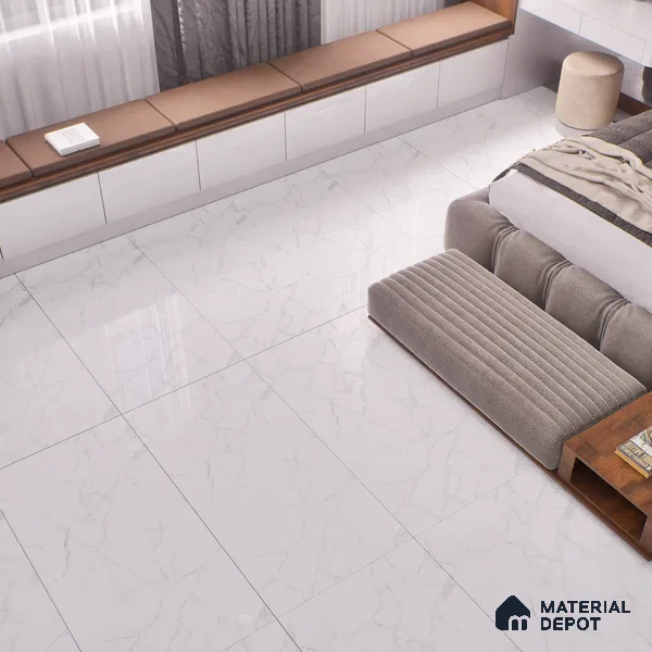 Marble Floor & Wall Tile | TL 00922 Saturio Saturn 4 ft x 2 ft Vitrified Tile - 9 mm | Suitable For Living Room, Bedroom, Dining Area (Sample)