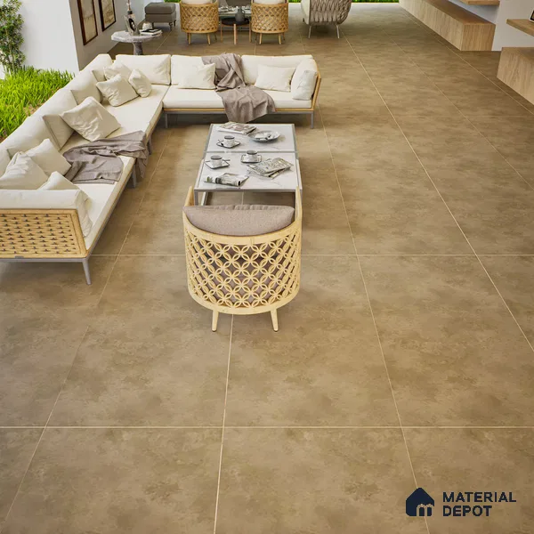 Stone Floor & Wall Tile | TL 00932 Stonex Natural 4 ft x 2 ft Matte Finish Vitrified Tile | Suitable For Living Room, Bedroom, Bathroom (Sample)
