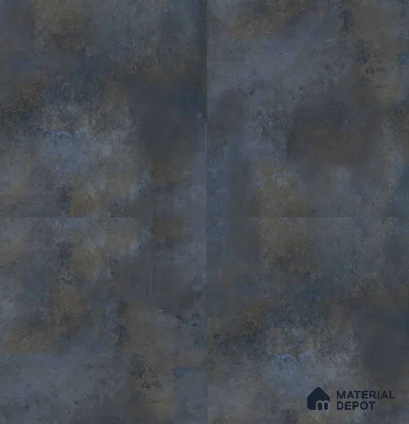 TL 01189 Mettalic Black 600x600 mm Carving Matte Finish Tile - 9 mm (Sample)