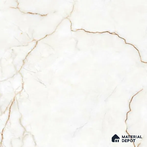 Marble Floor & Wall Tile TL 02190 Mevrik Beige 4 ft x 2 ft Glossy Finish Vitrified Tile - 9 mm