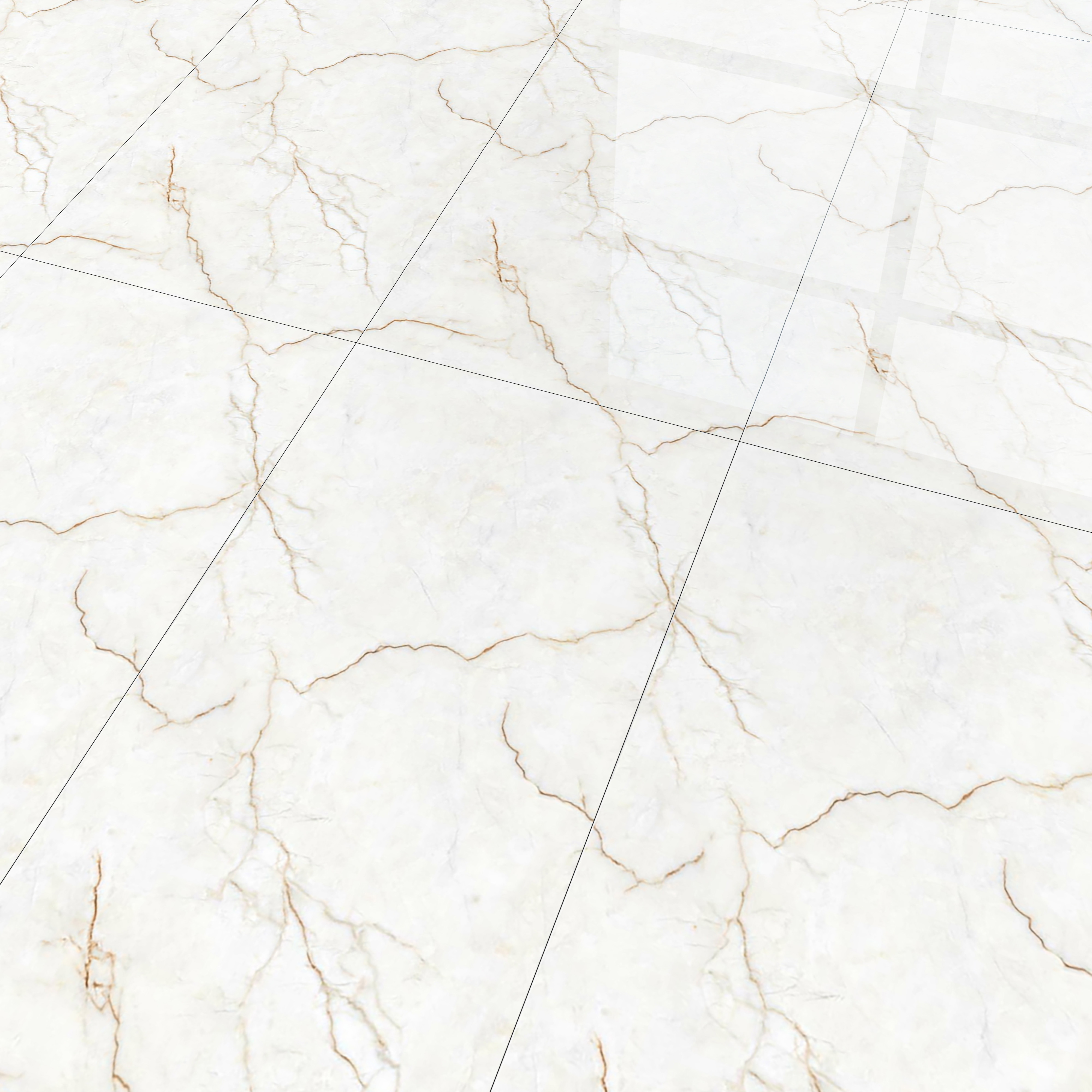Marble Floor & Wall Tile TL 02190 Mevrik Beige 4 ft x 2 ft Glossy Finish Vitrified Tile - 9 mm