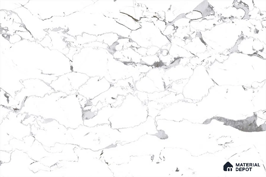 TL 01906 C Snow Light 18 x 12 inch Glossy Finish Ceramic Wall Tile - 6 mm