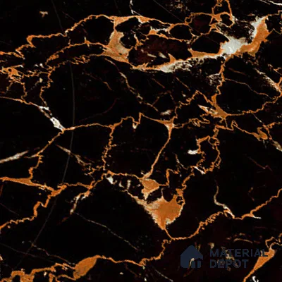 TL 01906 A Midnight Black Dark 18 x 12 inch Glossy Finish Ceramic Wall Tile - 6 mm