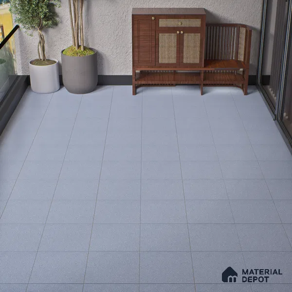 Parking Floor Tile TL 07554 Midnight Surf | 16 x 16 inch | Anti Skid Matte Finish Heavy Duty Vitrified Tile - 12 mm | Suitable For Bathroom, Terrace, Balcony | Pattern Alignment May Vary | 2-3 mm Spacer is Mandatory