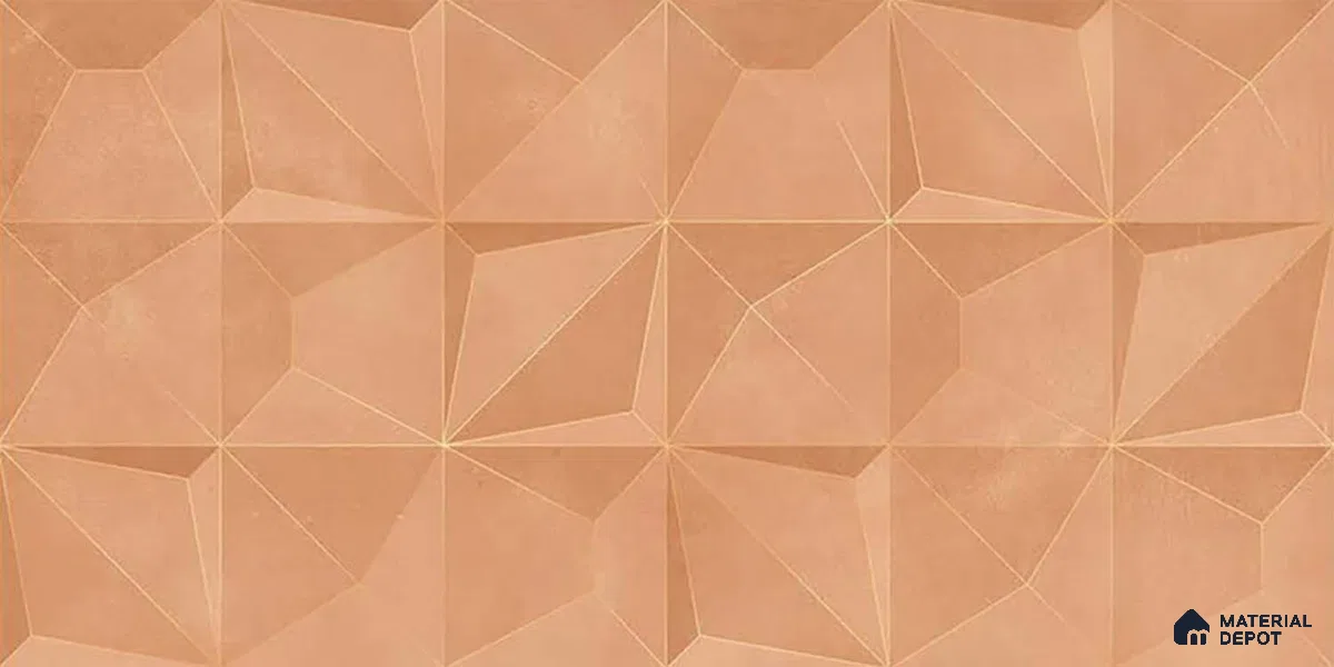 3D Wall Tile TL 05763 D Coral Portion 600x300 mm Glossy Finish Tile - 9 mm (Sample)