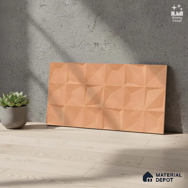3D Wall Tile TL 05763 D Coral Portion 600x300 mm Glossy Finish Tile - 9 mm (Sample)