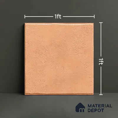 TL 02404 B Mini Royal Jaisalmer Plain 300 x 300 mm Matte Finish Vitrified Parking Floor Tile - 12 mm (Random 12)