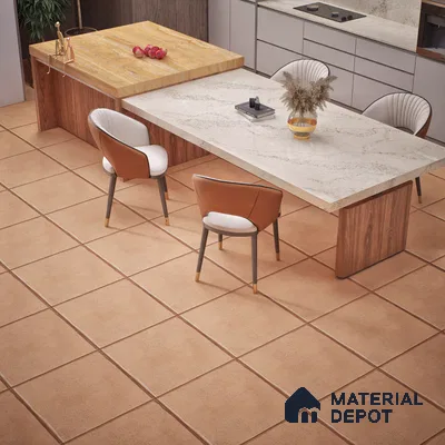 TL 02404 B Mini Royal Jaisalmer Plain 300 x 300 mm Matte Finish Vitrified Parking Floor Tile - 12 mm (Random 12)
