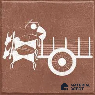 TL 02405 B Mini Royal Village HL 300 x 300 mm Matte Finish Vitrified Parking Floor Tile - 12 mm (Random 8) | Please Expect a Slight Variation of Pattern (Sample)