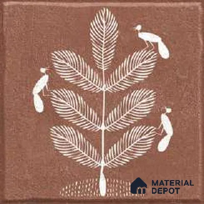 TL 02405 B Mini Royal Village HL 300 x 300 mm Matte Finish Vitrified Parking Floor Tile - 12 mm (Random 8) | Please Expect a Slight Variation of Pattern (Sample)