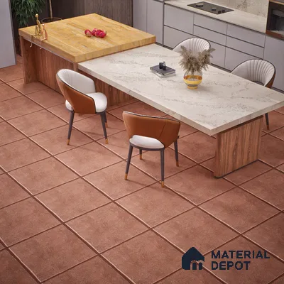 TL 02405 A Mini Royal Vilage Plain 300 x 300 mm Matte Finish Vitrified Parking Floor Tile - 12 mm (Random 12) (Sample)