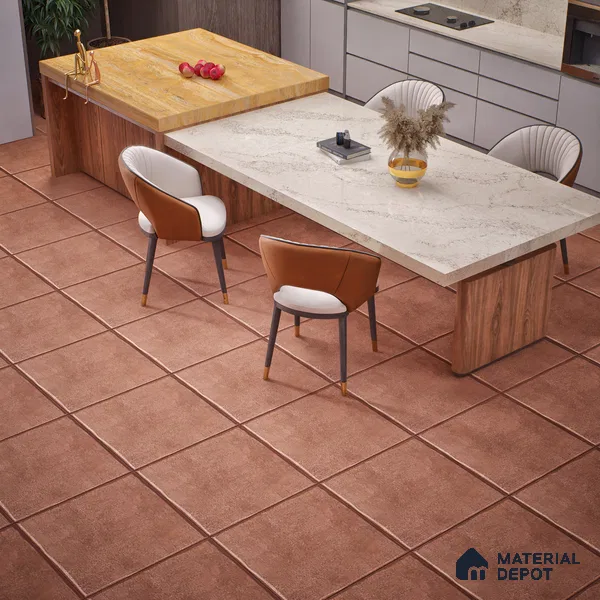 TL 02405 A Mini Royal Vilage Plain 300 x 300 mm Matte Finish Vitrified Parking Floor Tile - 12 mm (Random 12) (Sample)