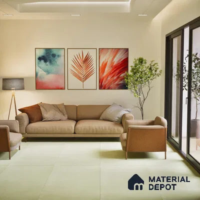 TL 05624 Mint Vartus 1200x600 mm Matte Finish Floor & Wall Tile - 9 mm