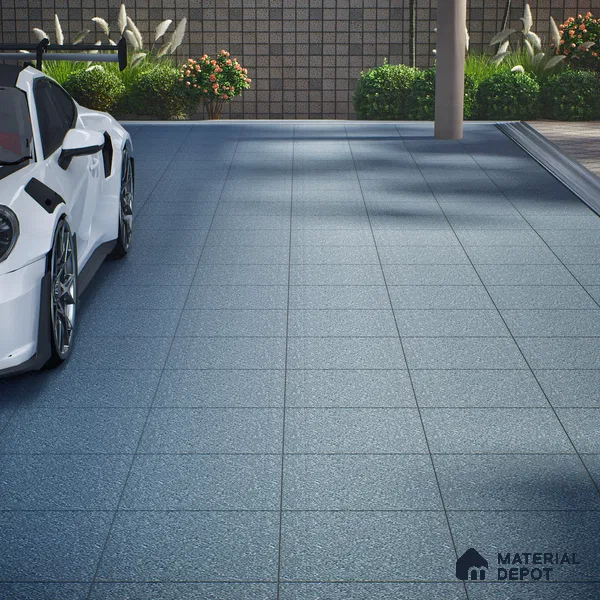 Parking Floor Tile TL 07571 Mist Lantern | 16 x 16 inch | Anti Slip Matte Finish Heavy Duty Vitrified Tile - 12 mm | Suitable For High Traffic Areas, Terrace, Balcony | Pattern Alignment May Vary | 2-3 mm Spacer is Mandatory