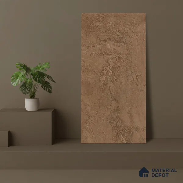 TL 02849 Mistic Bruno 4 ft x 2 ft Carving Matte Finish Vitrified Tile - 9 mm (Random 3)