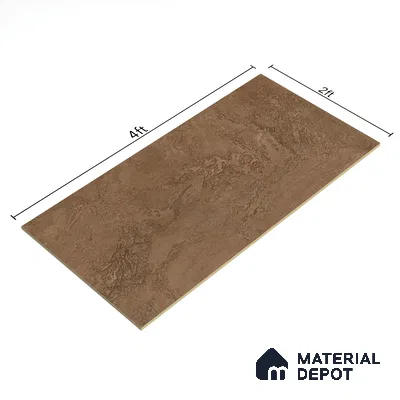 TL 02849 Mistic Bruno 4 ft x 2 ft Carving Matte Finish Vitrified Tile - 9 mm (Random 3)