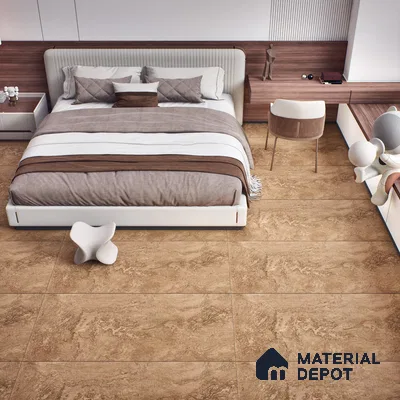 TL 02849 Mistic Bruno 4 ft x 2 ft Carving Matte Finish Vitrified Tile - 9 mm (Random 3)