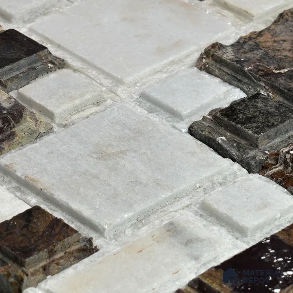 WL 00105 Mistic Crema 300 x 300 mm Natural Stone Wall Cladding | Stone is a Natural Product, Please Expect Variation in Shades