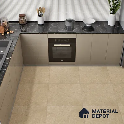 TL 01166 Vibrato Beige Matte Finish 600 x 600 mm Vitrified Wall & Floor Tile - 9 mm (Sample)