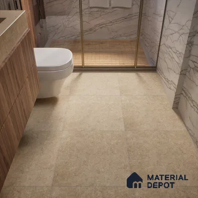 TL 01166 Vibrato Beige Matte Finish 600 x 600 mm Vitrified Wall & Floor Tile - 9 mm (Sample)