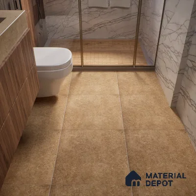 TL 01167 Vibrato Brown Matte Finish 600 x 600 mm Vitrified Wall & Floor Tile - 9 mm (Sample)