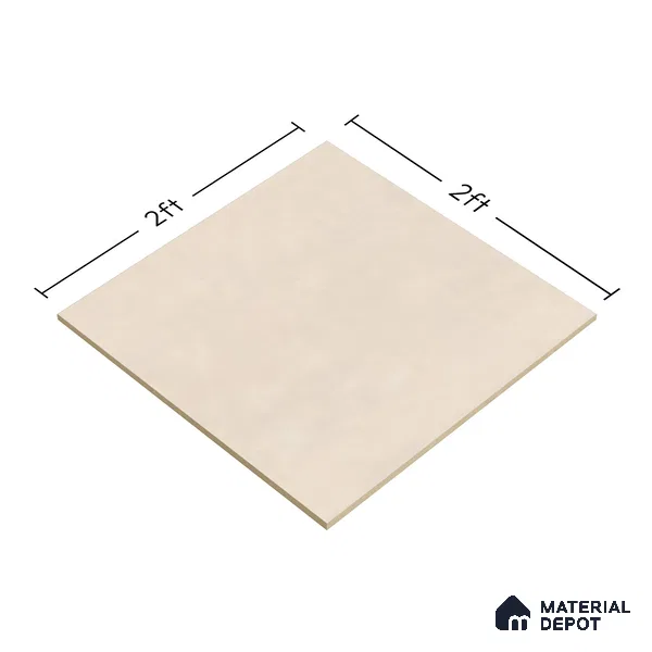 Terrazzo Wall & Floor Tile TL 01172 Zuri Beige Matte Finish 600 x 600 mm Vitrified Tile - 9 mm