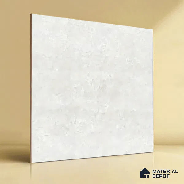 Terrazzo Wall & Floor Tile TL 01173 Zuri Grey Matte Finish 600 x 600 mm Vitrified Tile - 9 mm