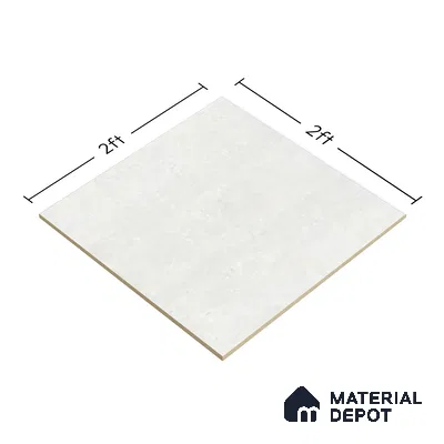 Terrazzo Wall & Floor Tile TL 01173 Zuri Grey Matte Finish 600 x 600 mm Vitrified Tile - 9 mm