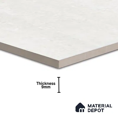 Terrazzo Wall & Floor Tile TL 01173 Zuri Grey Matte Finish 600 x 600 mm Vitrified Tile - 9 mm