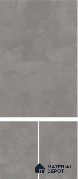 TL 01120 Graffiti Grey Carving Matte Finish 1800 x 1200 mm Vitrified Large Format Wall & Floor Tile - 9 mm | Adhesive and Spacers Must be Used During Installation (Sample)