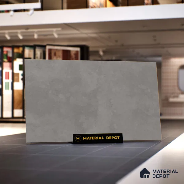 TL 01120 Graffiti Grey Carving Matte Finish 1800 x 1200 mm Vitrified Large Format Wall & Floor Tile - 9 mm | Adhesive and Spacers Must be Used During Installation (Sample)