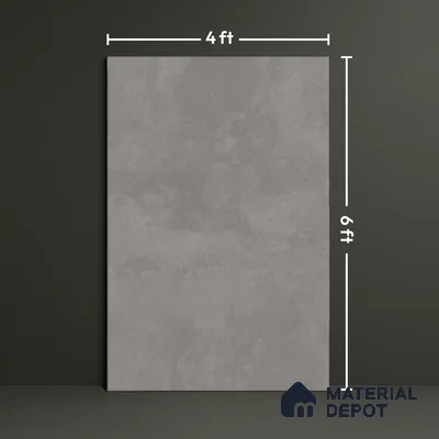 TL 01120 Graffiti Grey Carving Matte Finish 1800 x 1200 mm Vitrified Large Format Wall & Floor Tile - 9 mm | Adhesive and Spacers Must be Used During Installation (Sample)