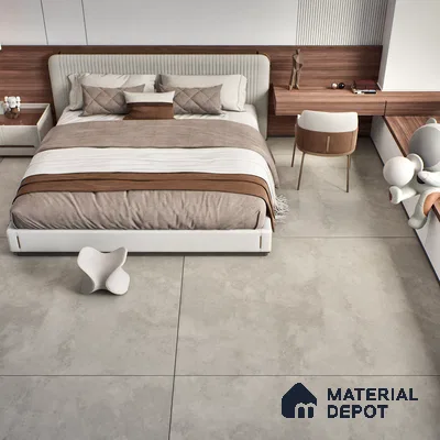TL 01120 Graffiti Grey Carving Matte Finish 1800 x 1200 mm Vitrified Large Format Wall & Floor Tile - 9 mm | Adhesive and Spacers Must be Used During Installation (Sample)