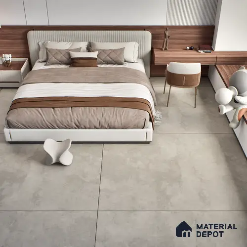 TL 01120 Graffiti Grey Carving Matte Finish 1800 x 1200 mm Vitrified Large Format Wall & Floor Tile - 9 mm | Adhesive and Spacers Must be Used During Installation