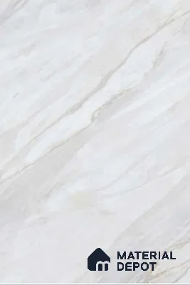 TL 01127 Lasa Bianco Carving Matte Finish 1800 x 1200 mm Vitrified Large Format Wall & Floor Tile - 9 mm | Adhesive and Spacers Must be Used During Installation (Sample)