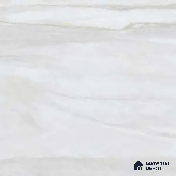 TL 01127 Lasa Bianco Carving Matte Finish 1800 x 1200 mm Vitrified Large Format Wall & Floor Tile - 9 mm | Adhesive and Spacers Must be Used During Installation (Sample)