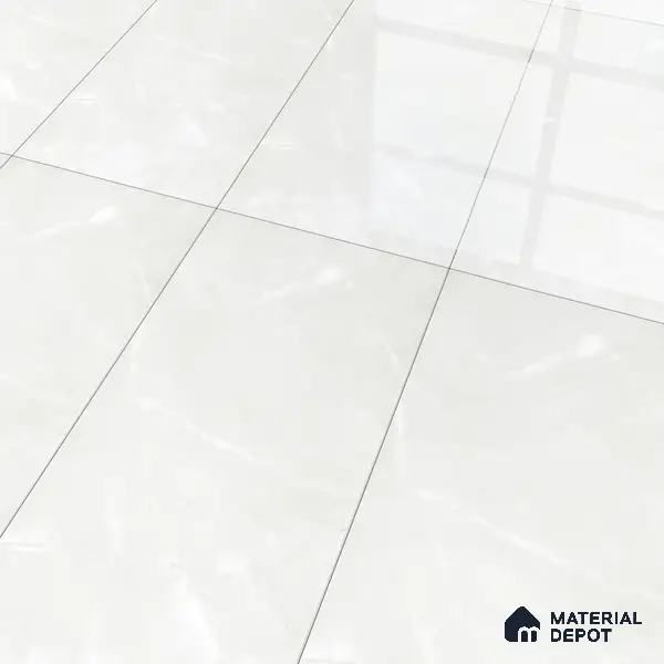 Marble Floor & Wall Tile | TL 01094 Line Grey 4 ft x 2 ft Glossy Finish Vitrified Tile - 9 mm (Random 01) | Suitable For Living Room, Bedroom, Dining Area