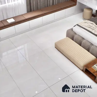 Marble Floor & Wall Tile | TL 01094 Line Grey 4 ft x 2 ft Glossy Finish Vitrified Tile - 9 mm (Random 01) | Suitable For Living Room, Bedroom, Dining Area