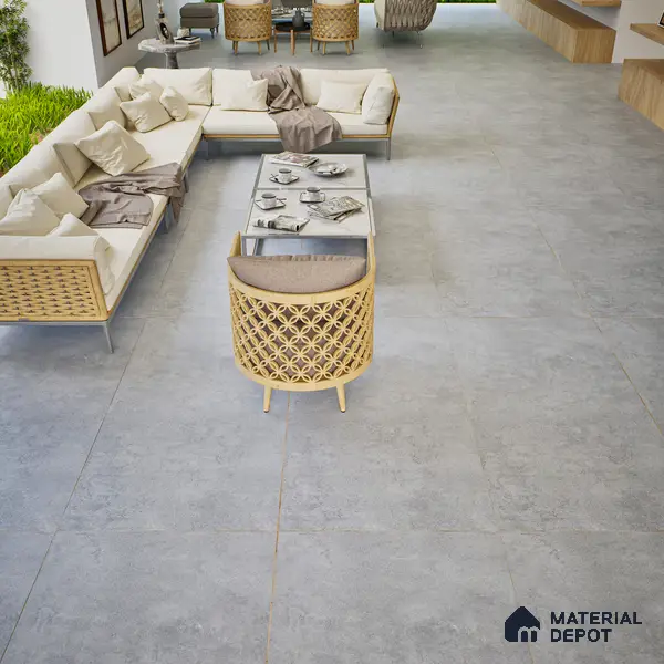 Stone Floor & Wall Tile | TL 01171 Zett Graffiti 4 ft x 2 ft Matte Finish Digital Vitrified Tile - 9 mm | Suitable For Living Room, Bedroom, Dining Area